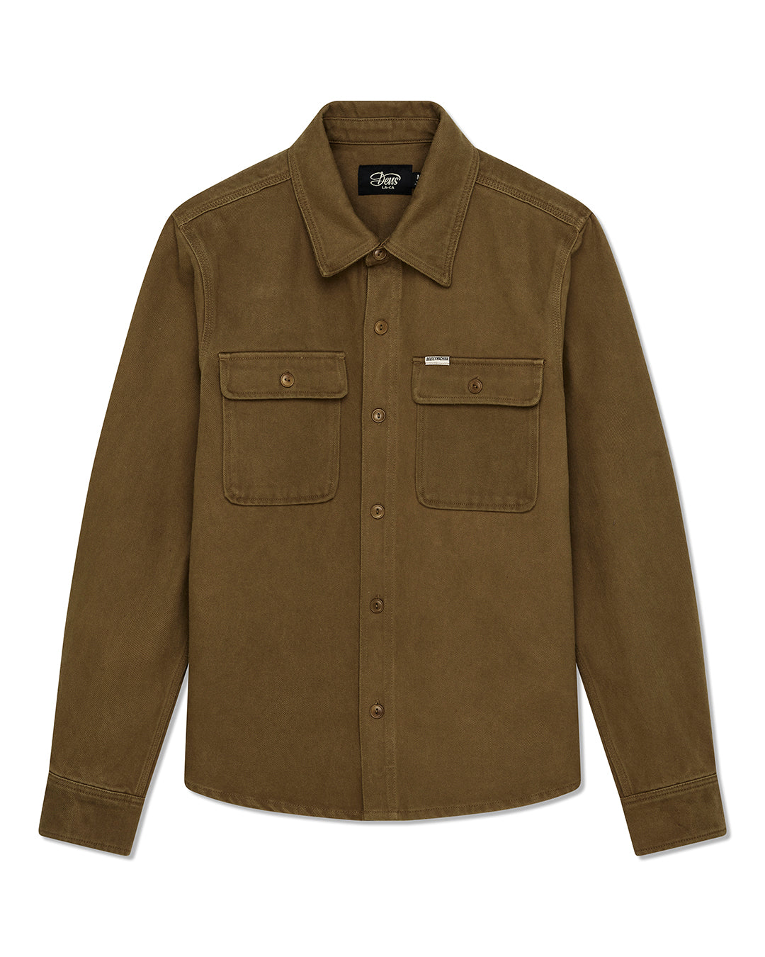 vacay-overdye-shirt-bronze-brown|Flatlay