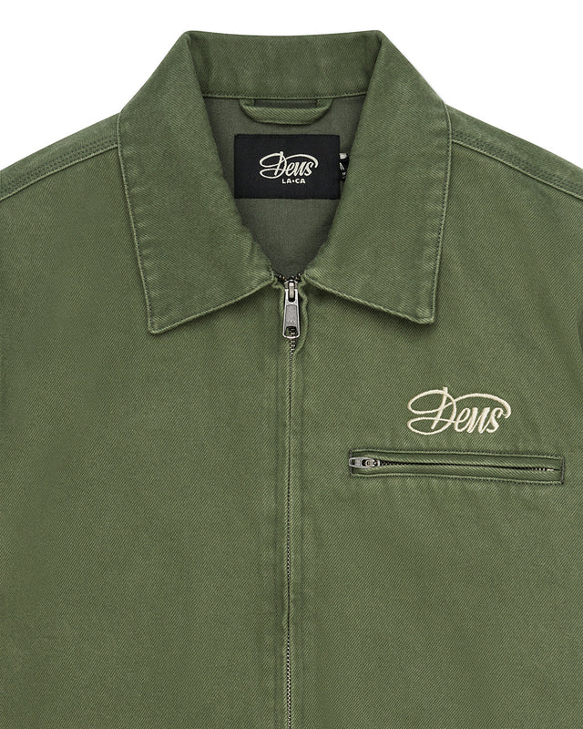 Workwear Overdye Jacket - Cypress Green