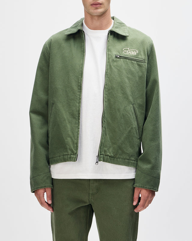 Workwear Overdye Jacket - Cypress Green
