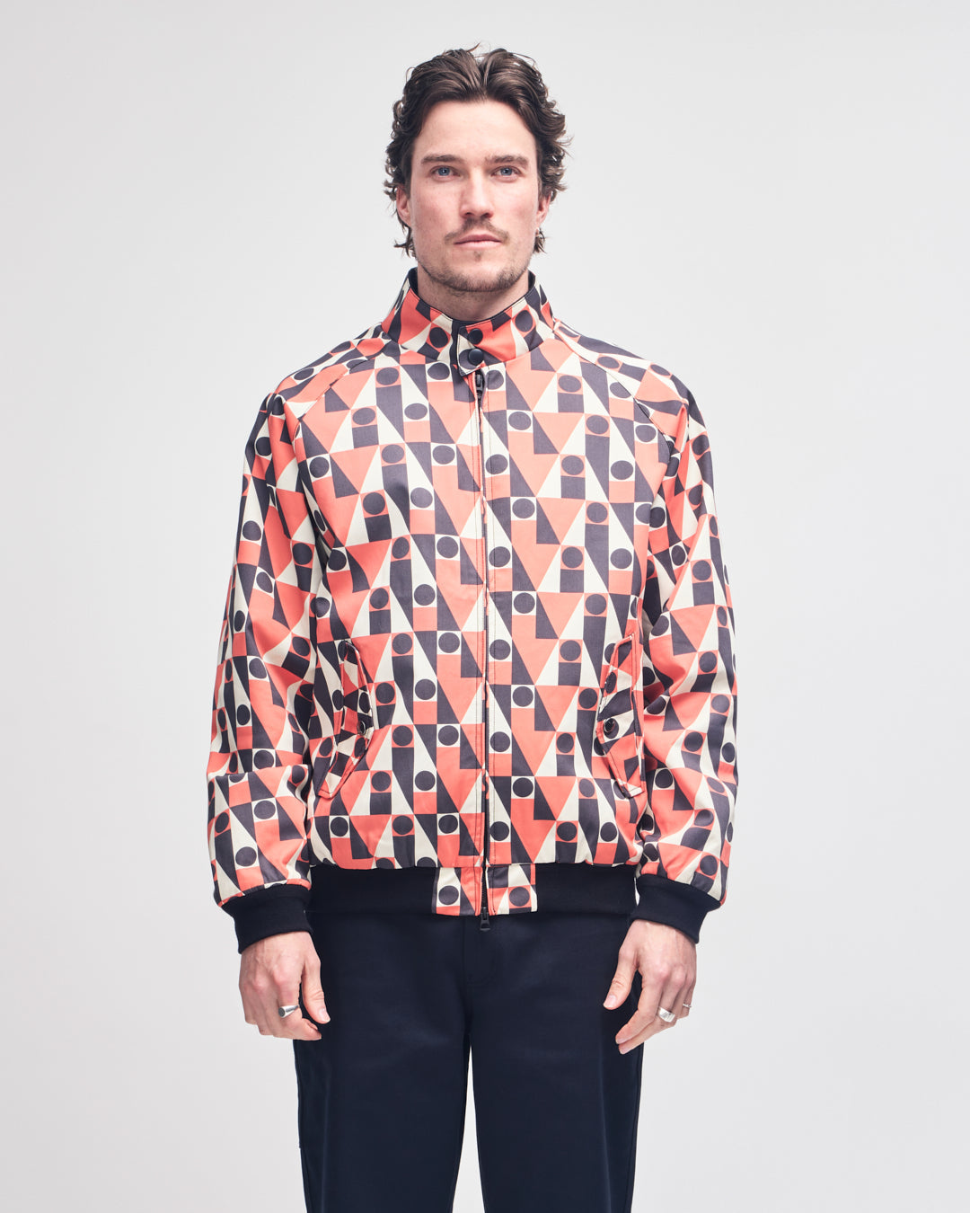 mini-harrington-jacket-multi|Model