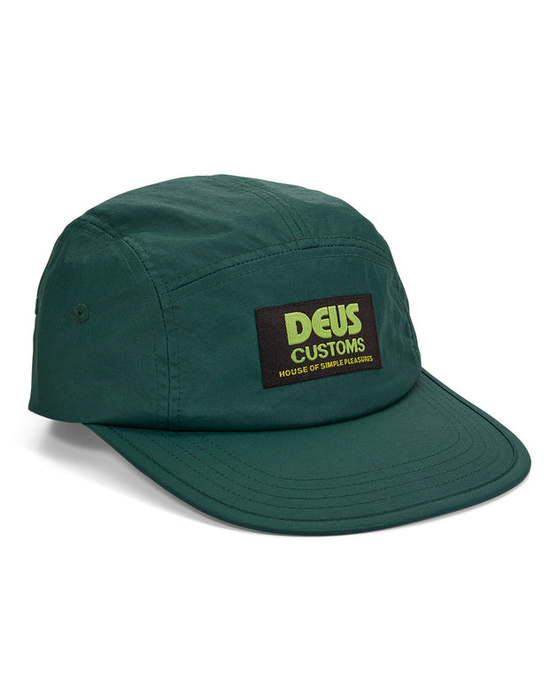 clement-5-panel-cap-hunter-green|Model