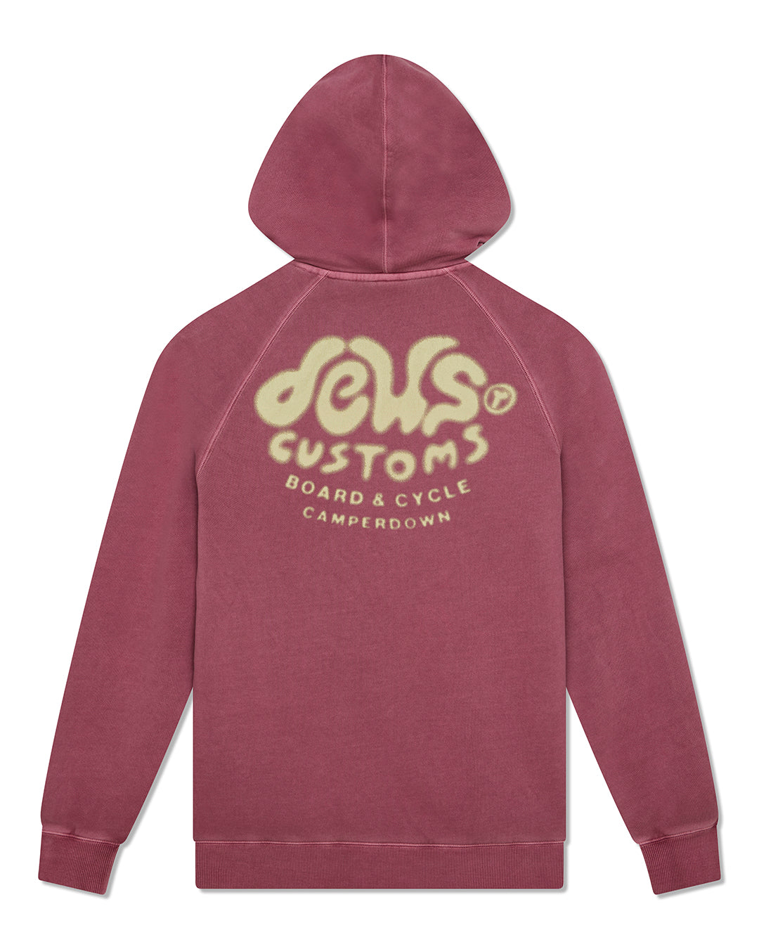 debris-reverse-hoodie-dry-rose|Model