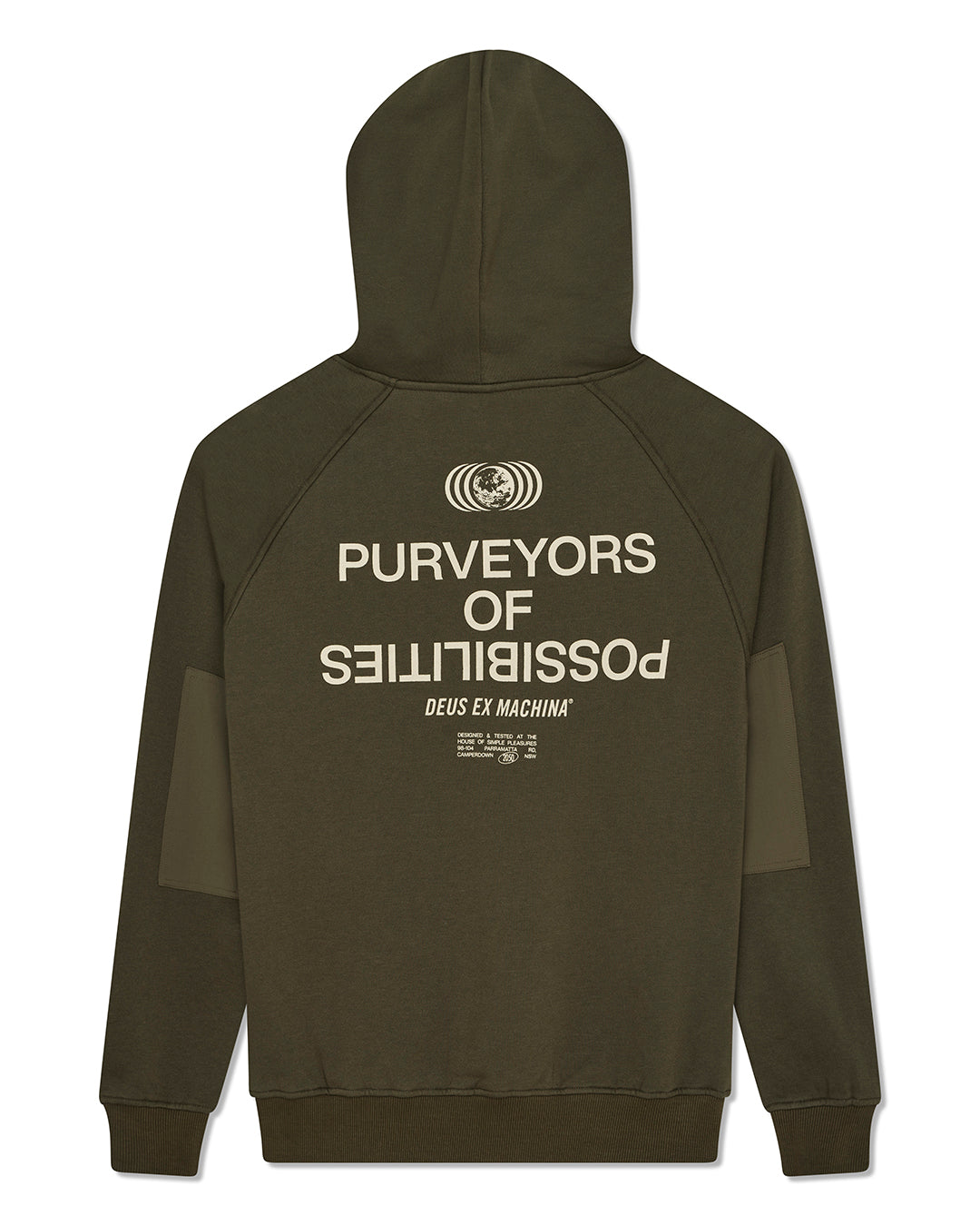 axis-hoodie-dark-olive|Model