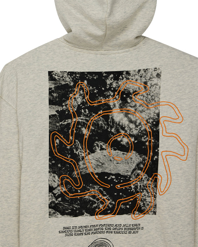Migration Hoodie - Light Grey Marle