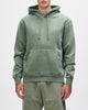 shield-garment-dyed-hoodie-cypress-green|Model