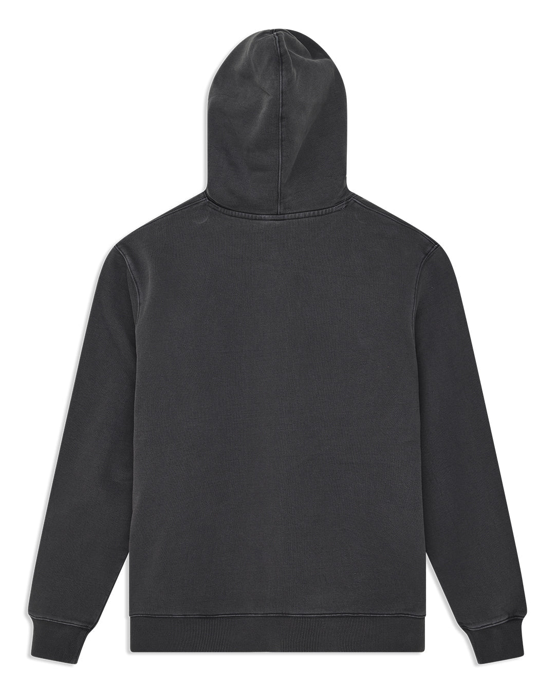 shield-garment-dyed-hoodie-black|Flatlay