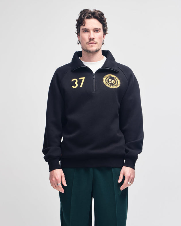 cc-1-4-zip-fleece-black|Model