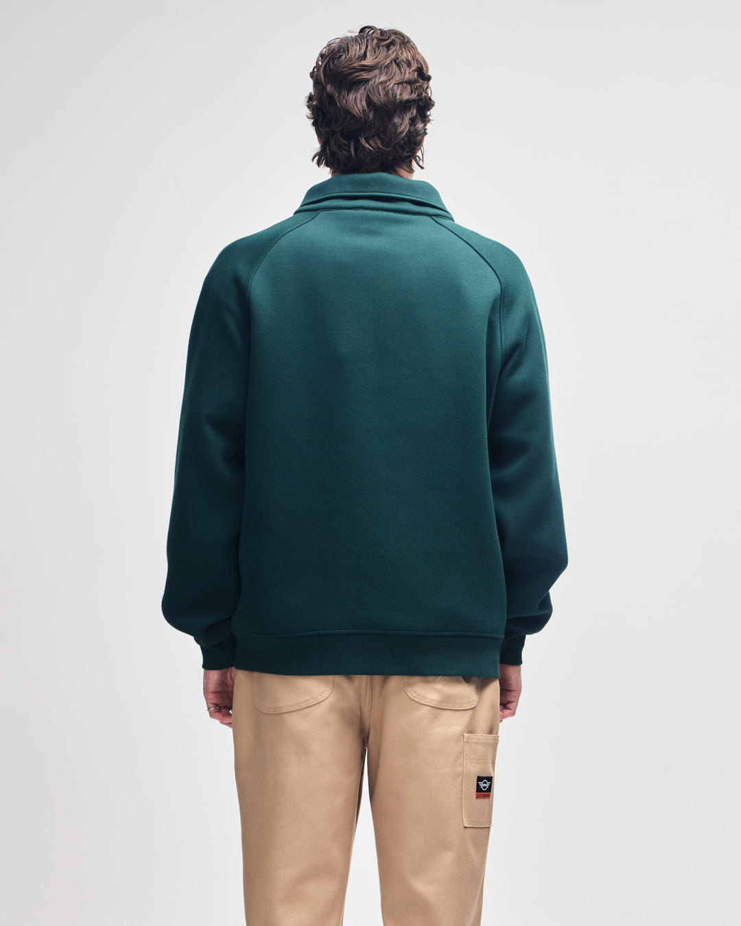 cc-1-4-zip-fleece-race-green|Model