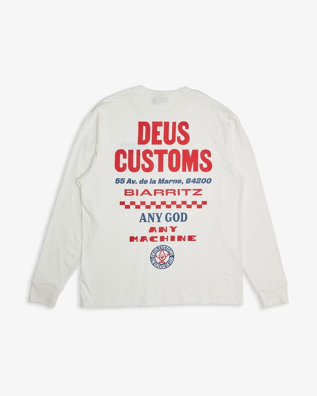 Blanche Long Sleeve Tee - Vintage White