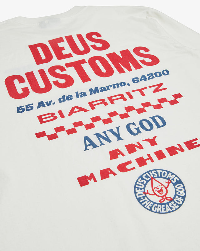 Blanche Long Sleeve Tee - Vintage White