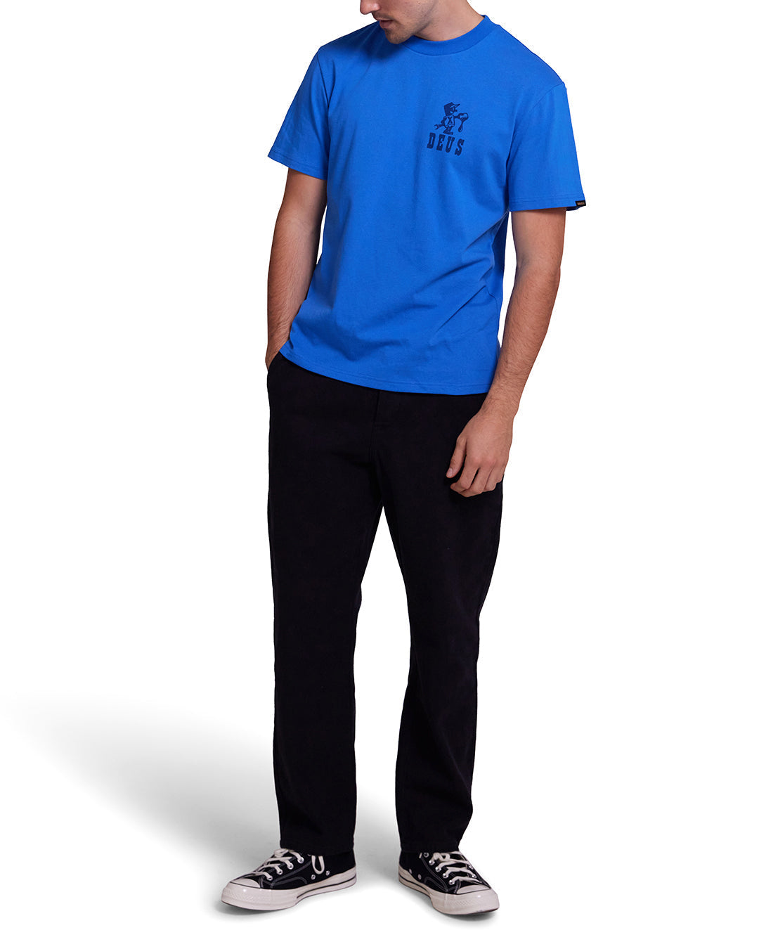 OldTownTee.FrenchBlue|Model