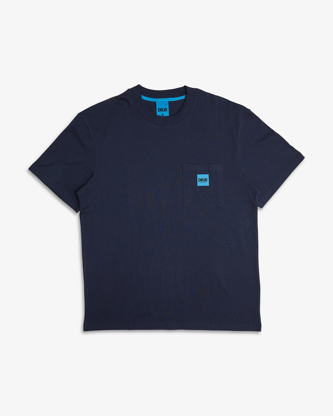 Take Off Pocket Tee - Navy|Flatlay
