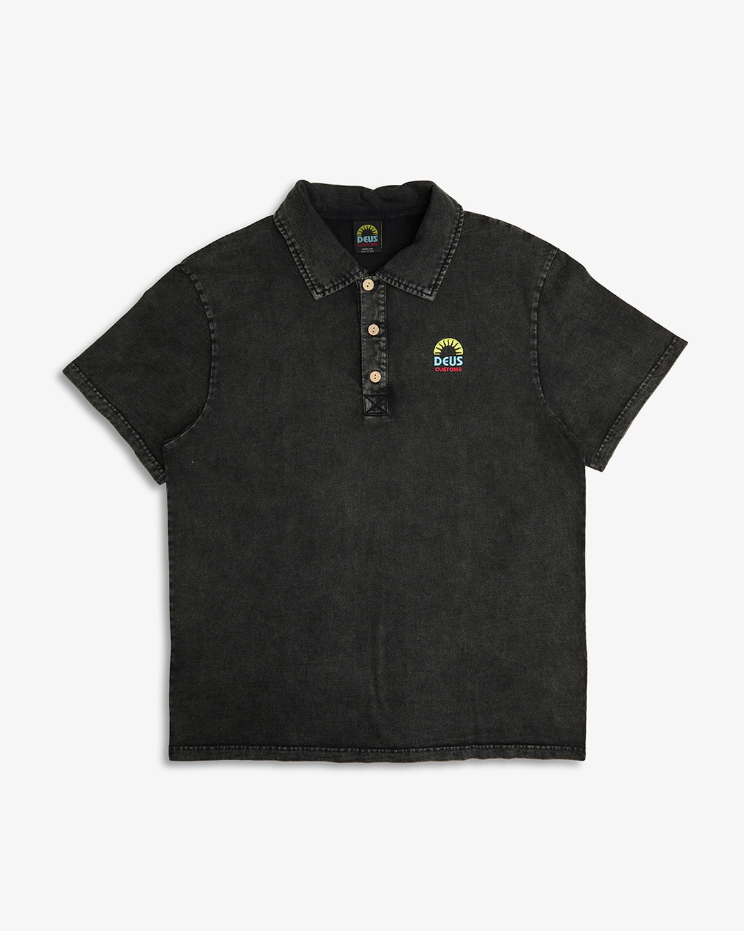 Layback Polo - Anthracite|Flatlay
