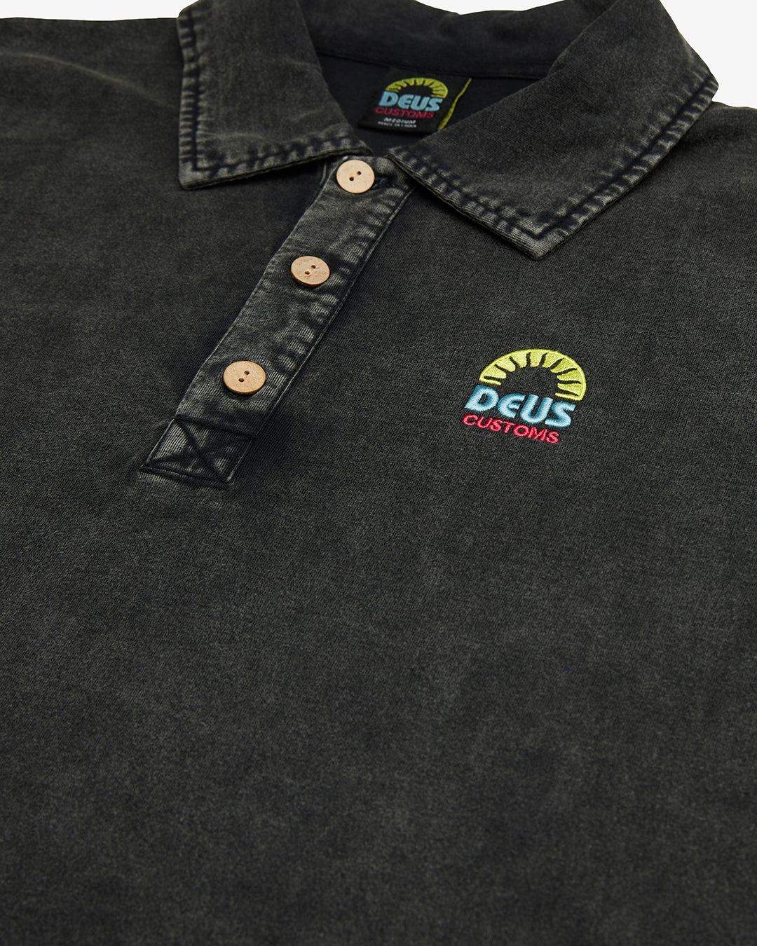 Layback Polo - Anthracite|Flatlay