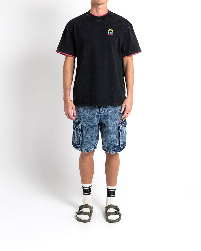 Burly Cargo Short - Mid Indigo