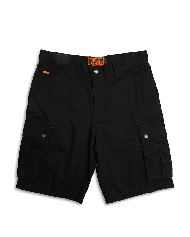 Records Cargo Short - Black