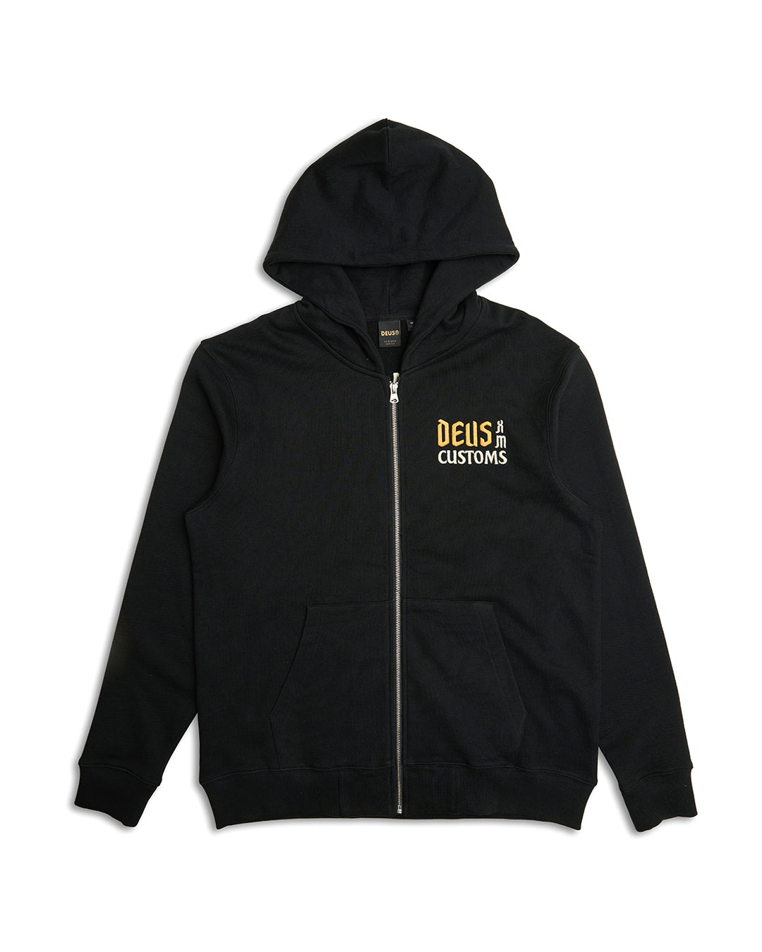 Supporter Zip Hoodie - Black|Flatlay