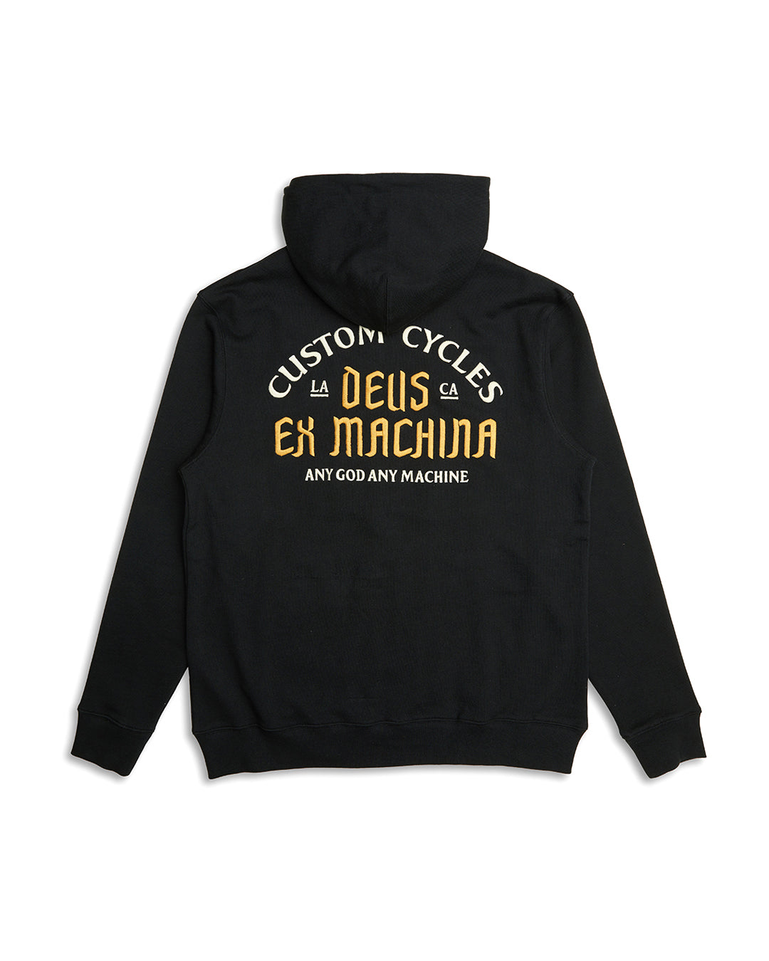 Supporter Zip Hoodie - Black|Flatlay
