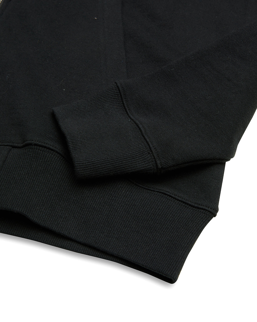 Supporter Zip Hoodie - Black|Flatlay