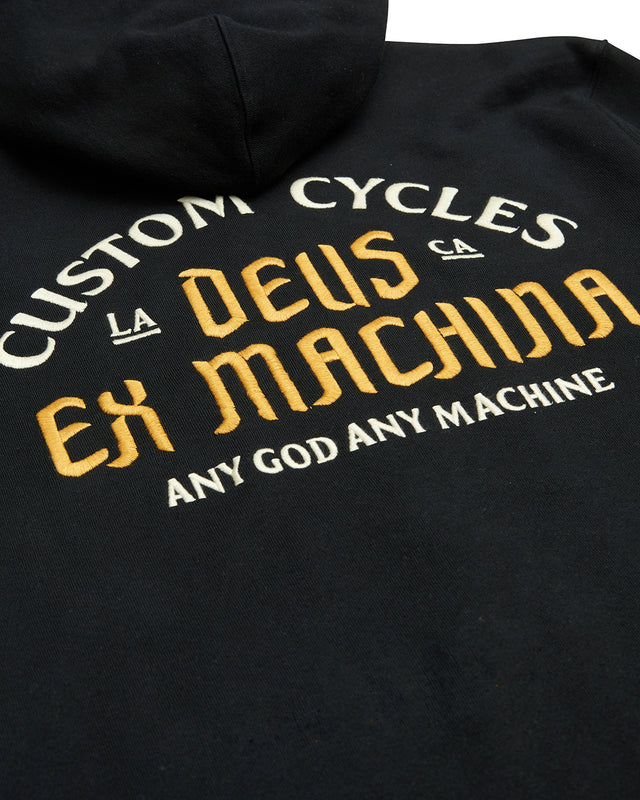 Supporter Zip Hoodie - Black