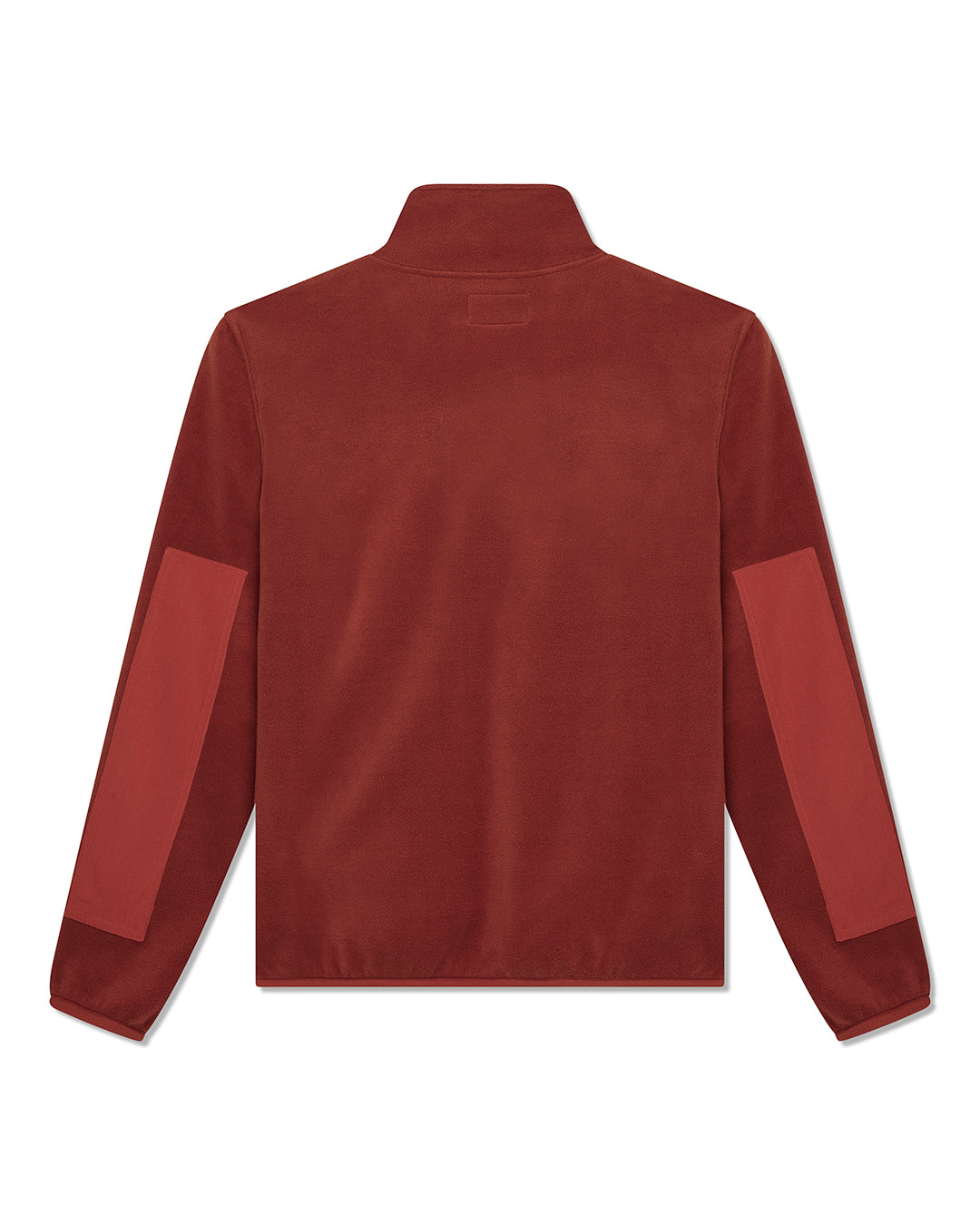 Deus Section Zip Neck Fleece Terracotta