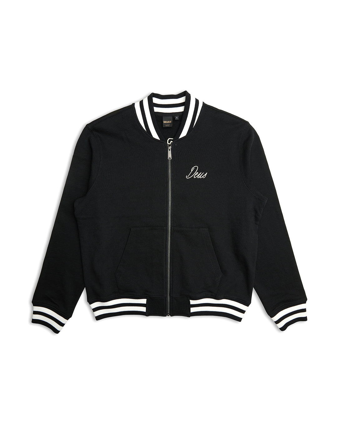 Patron Fleece Bomber - Black|Flatlay