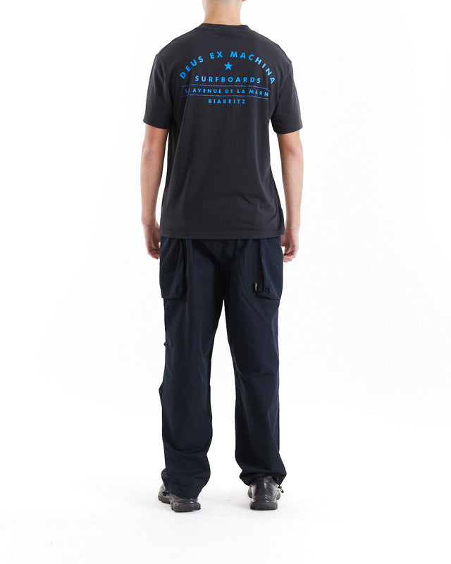 Biarritz Surf Address Tee - Black/Blue