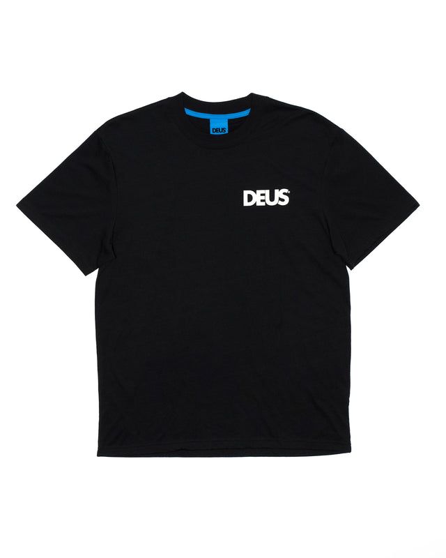 Los Angeles Surf Address Tee - Black/White