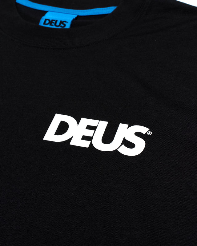 Los Angeles Surf Address Tee - Black/White