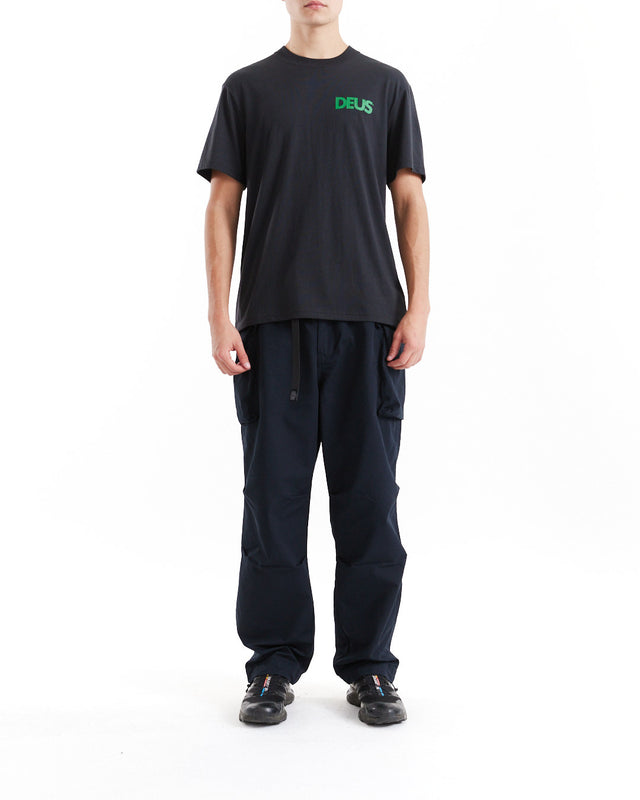 Sao Paulo Surf Address Tee - Black/Green