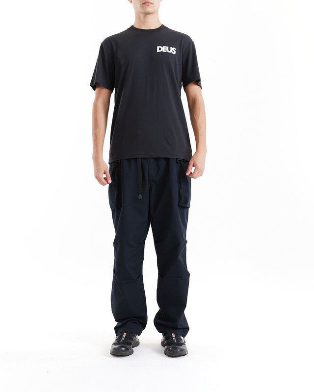 Los Angeles Surf Address Tee - Black/White