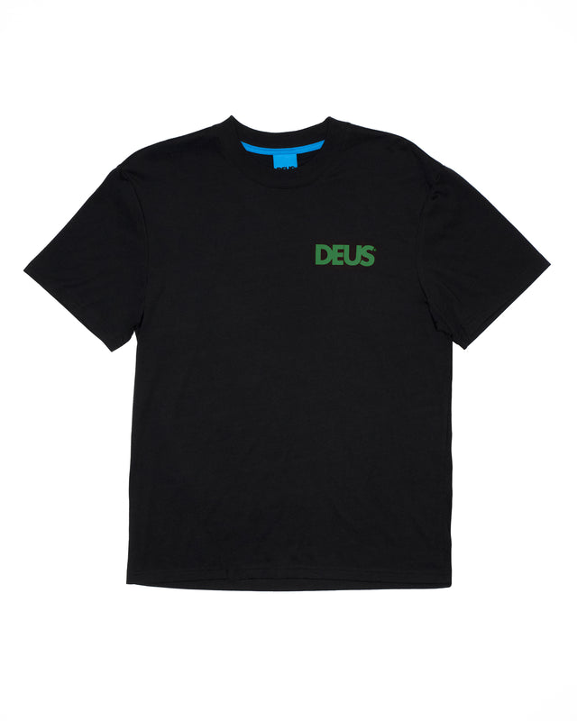 Sao Paulo Surf Address Tee - Black/Green