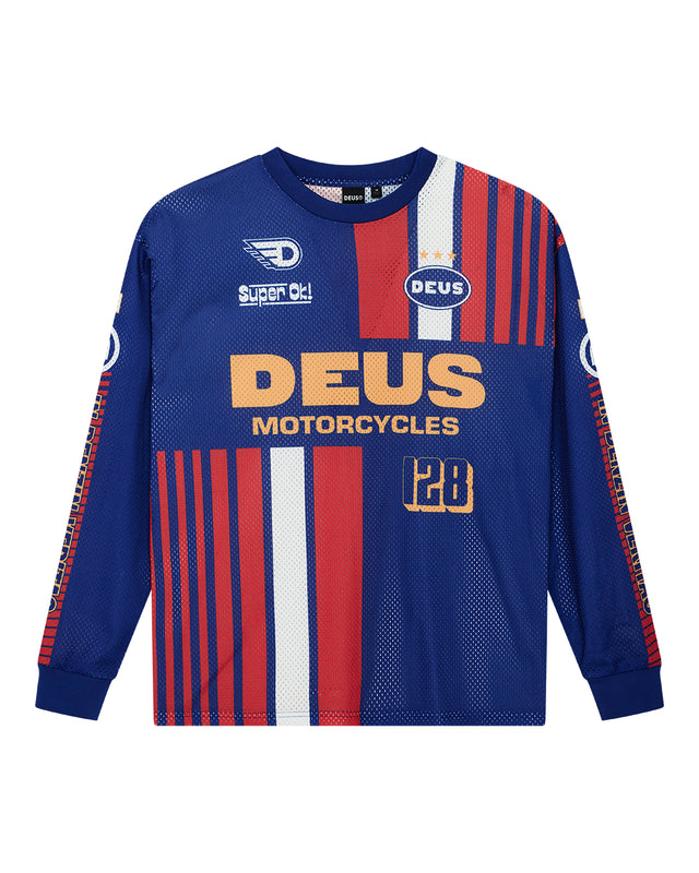 Lay Off Moto Jersey - Sodalite Blue