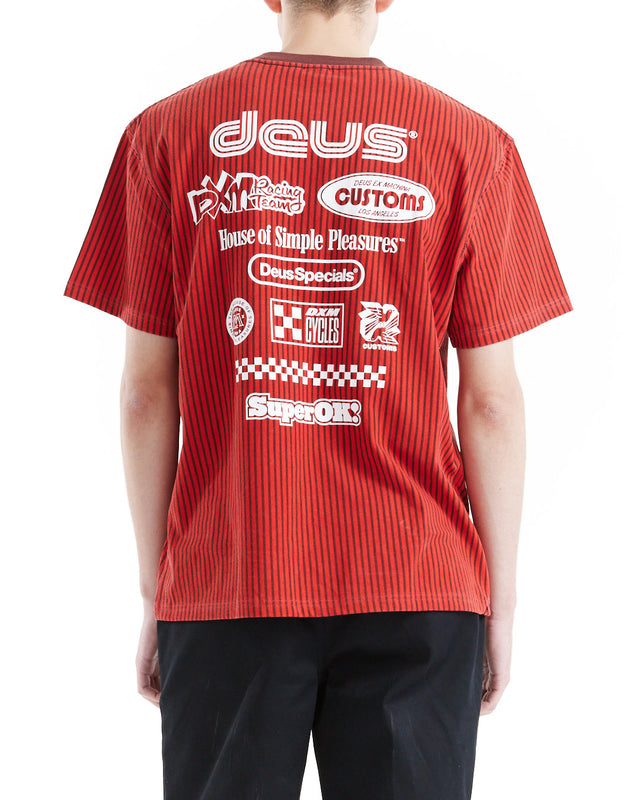 Split Lane Tee - Orange.Com