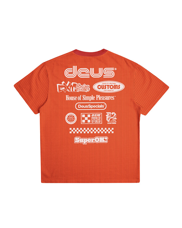 Split Lane Tee - Orange.Com