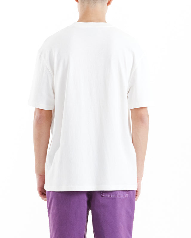 Deus Melodies Garment Dyed Tee Vintage White