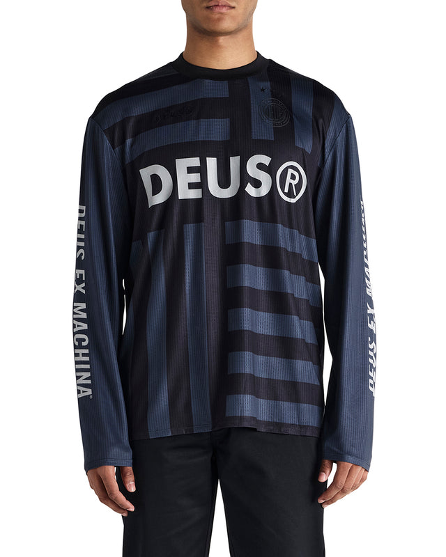 Blackout Moto Jersey - Black