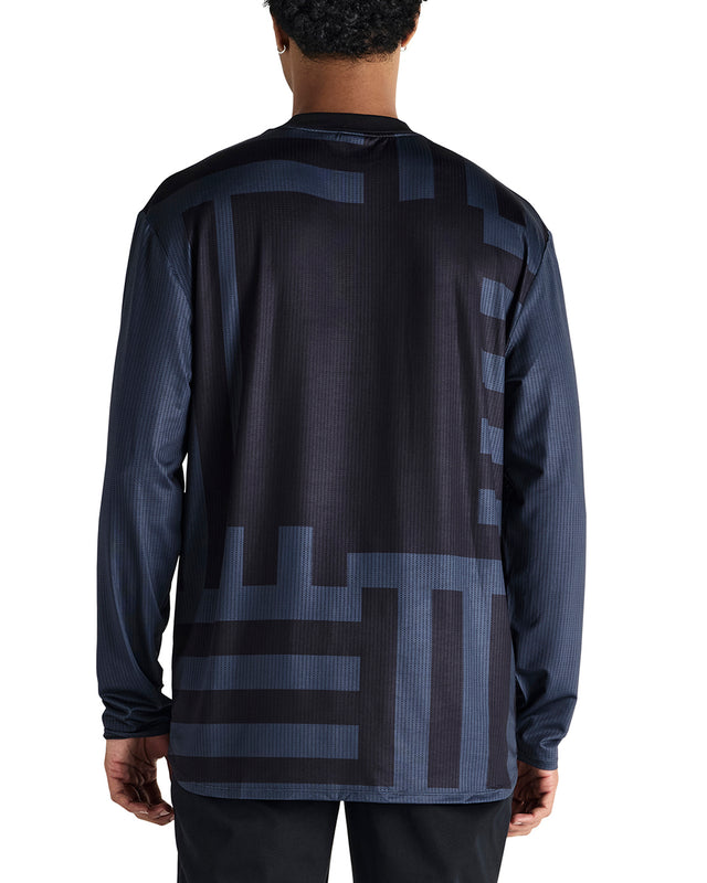 Blackout Moto Jersey - Black
