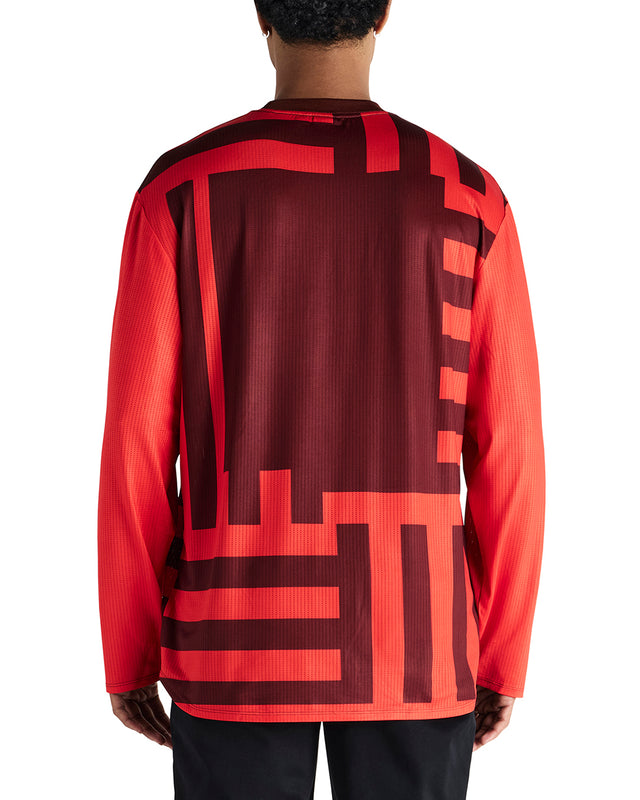Blackout Moto Jersey - Orange