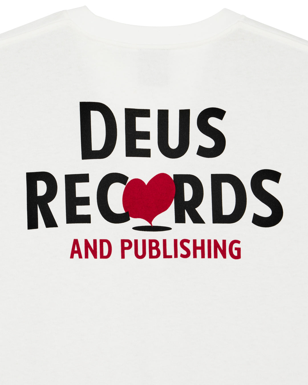 Deus Deep Cut Tee Vintage White