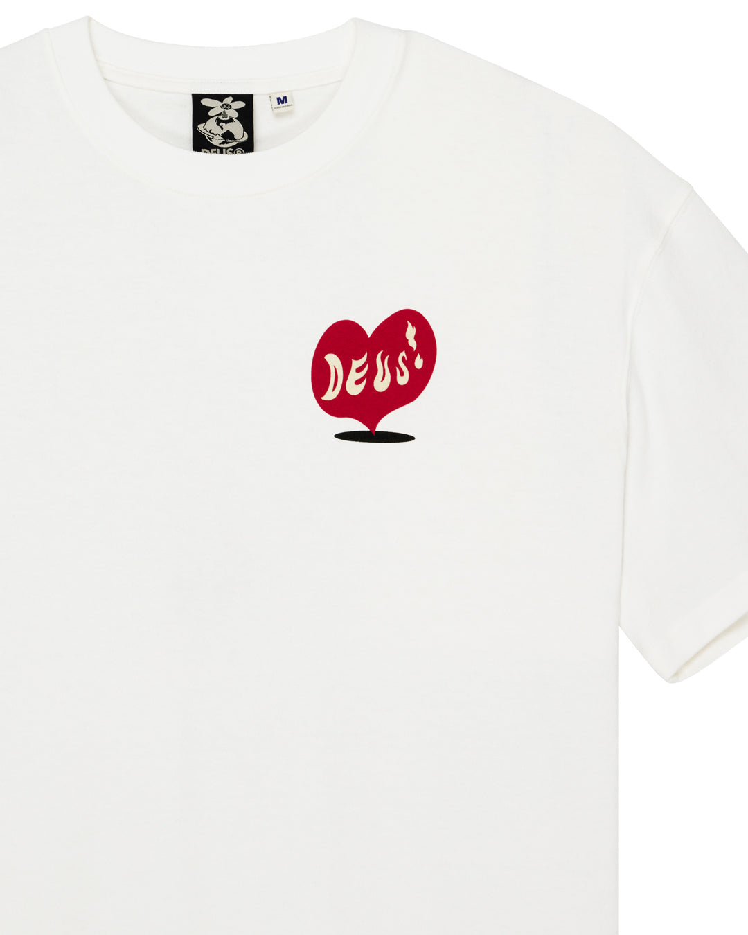 Deus Deep Cut Tee Vintage White