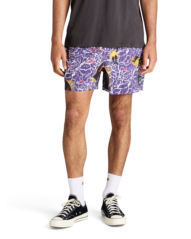 Future History Boardshort - Violet