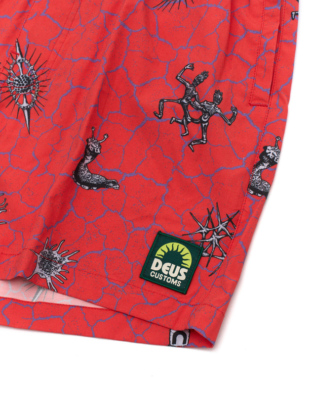 Vibrant Virus Boardshort - Strawberry