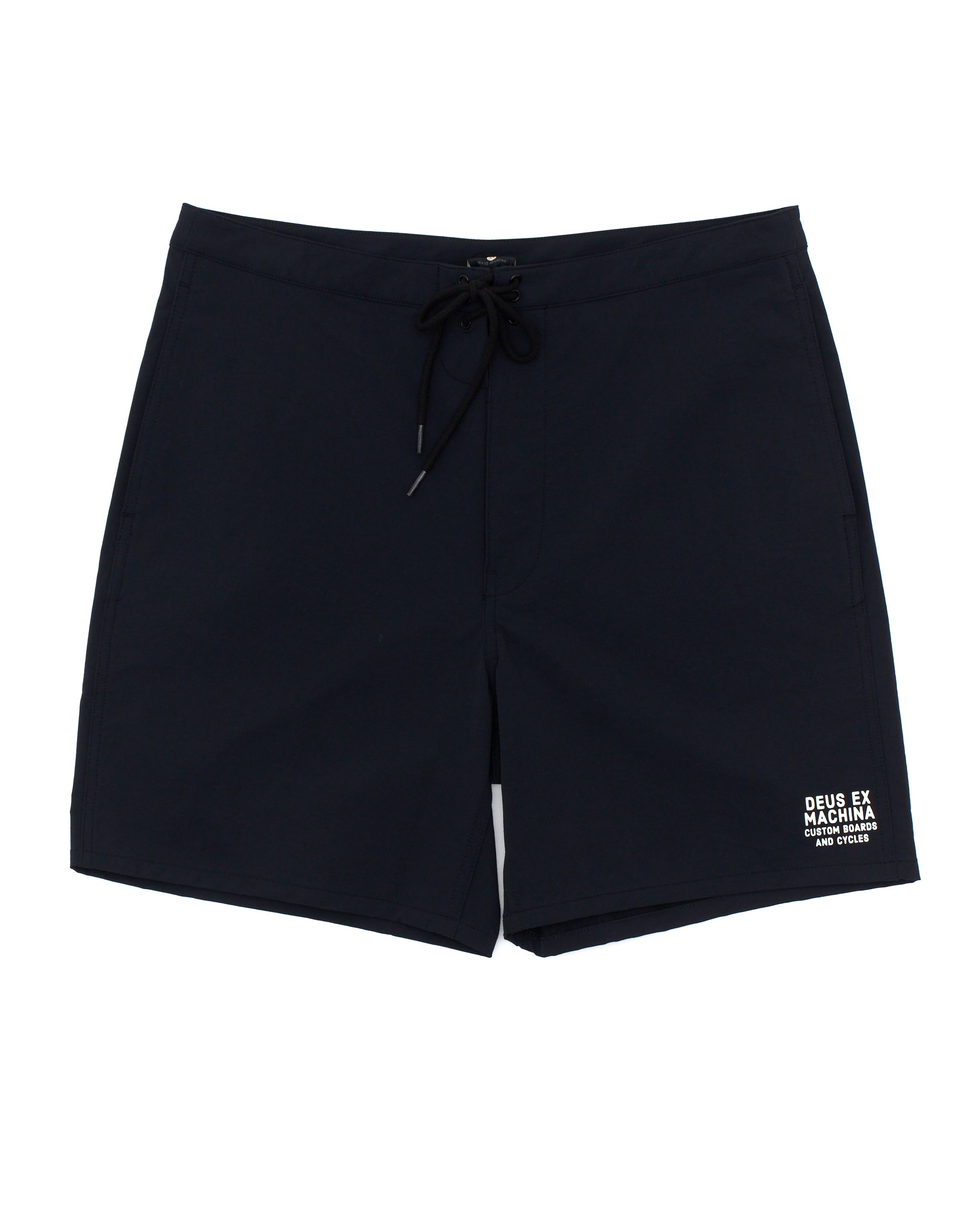 Deacon Boardshort - Black|Flatlay