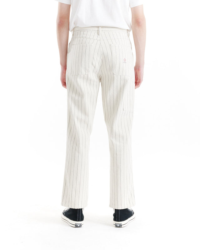 Dallas Stripe Work Pant - Natural
