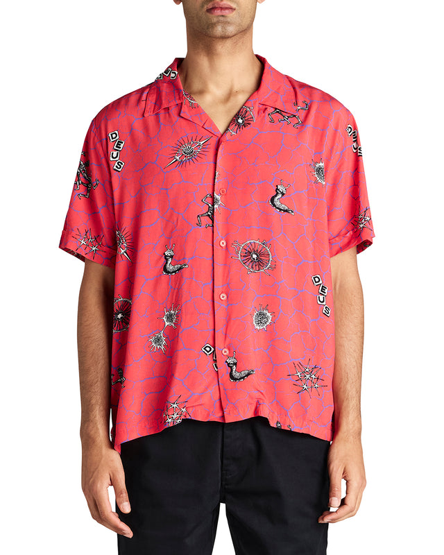 Vibrant Virus Shirt - Strawberry
