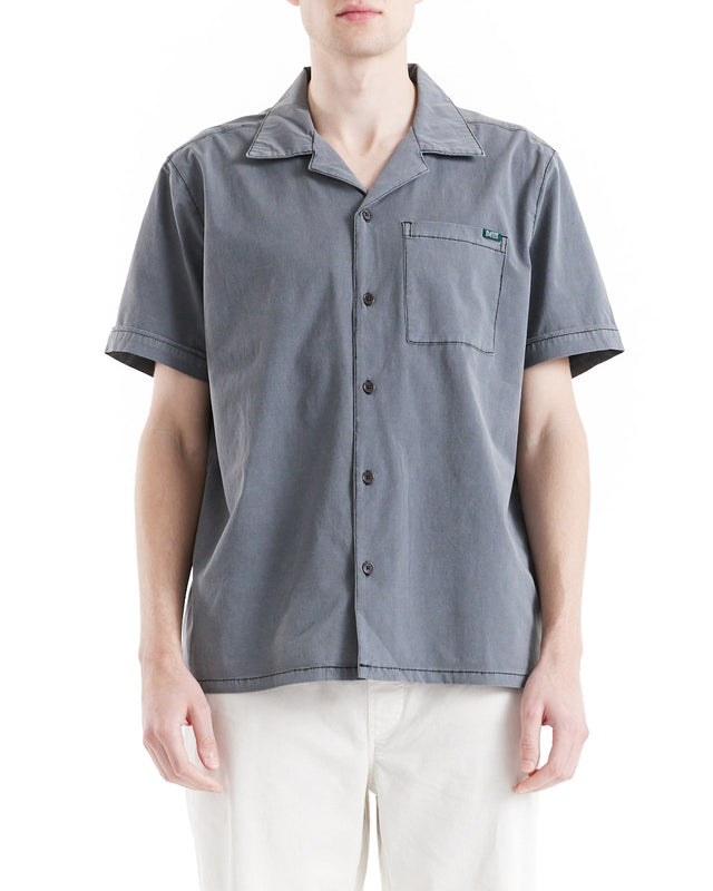 Remi Garment Dye Shirt - Anthracite
