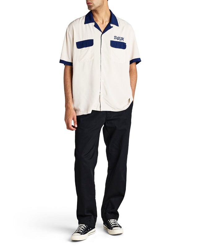 Diablo Bowling Shirt - Dirty White