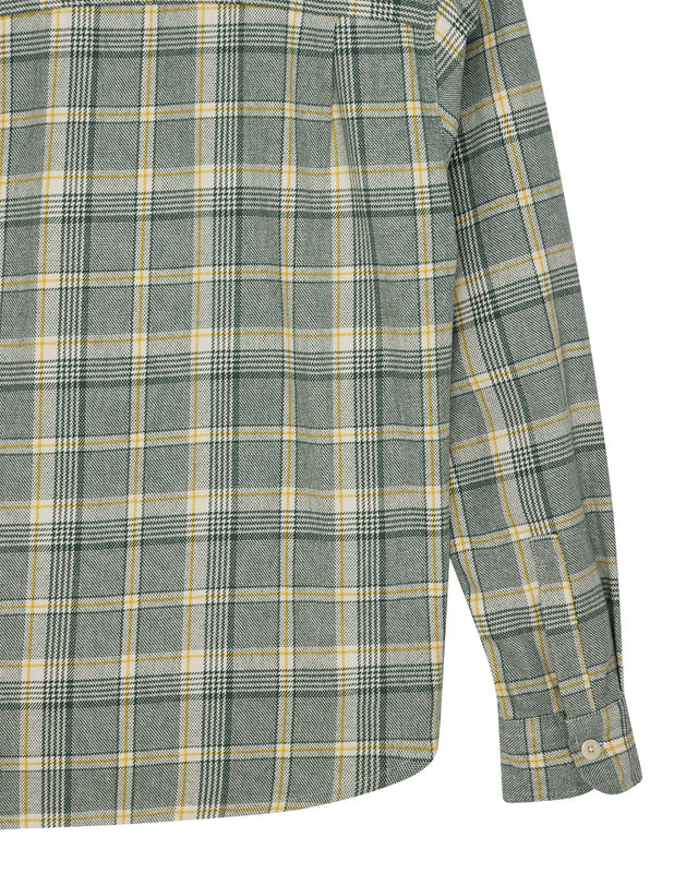 Vacay Check Shirt - Tendril Green