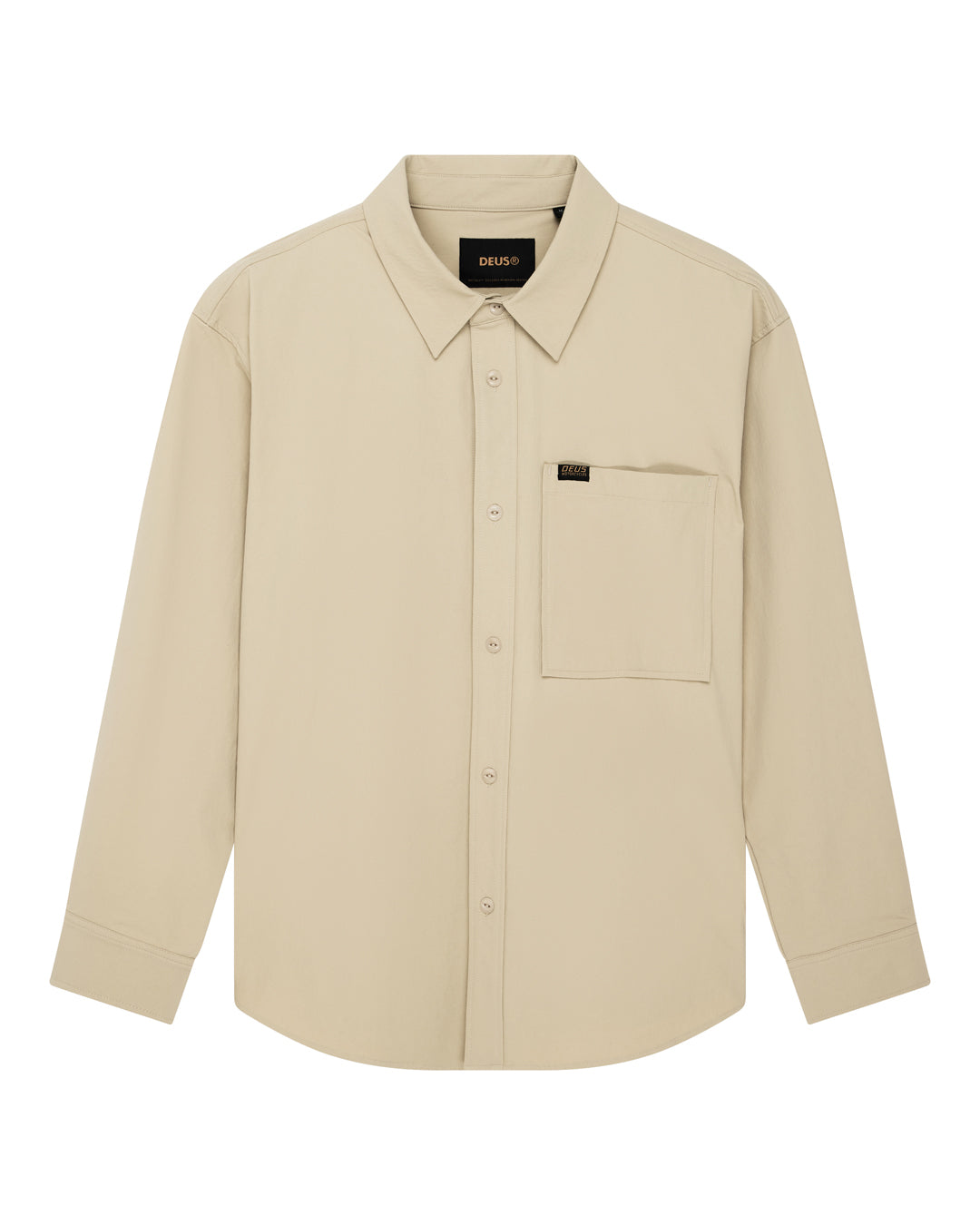 Frizell Travel Shirt - Safari|Flatlay